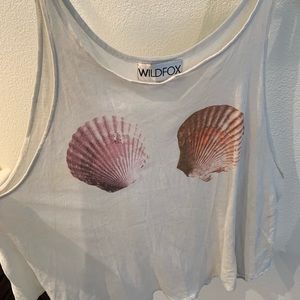 Wildfox Seashell tank top size M
